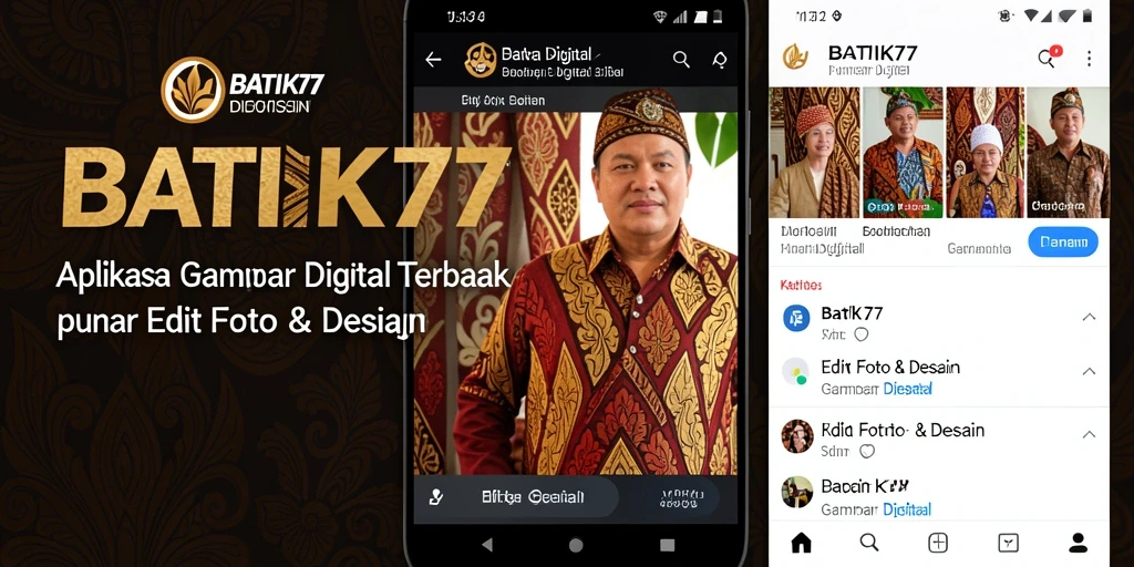 Screenshot tampilan antarmuka BATIK77 yang user-friendly dan menarik.