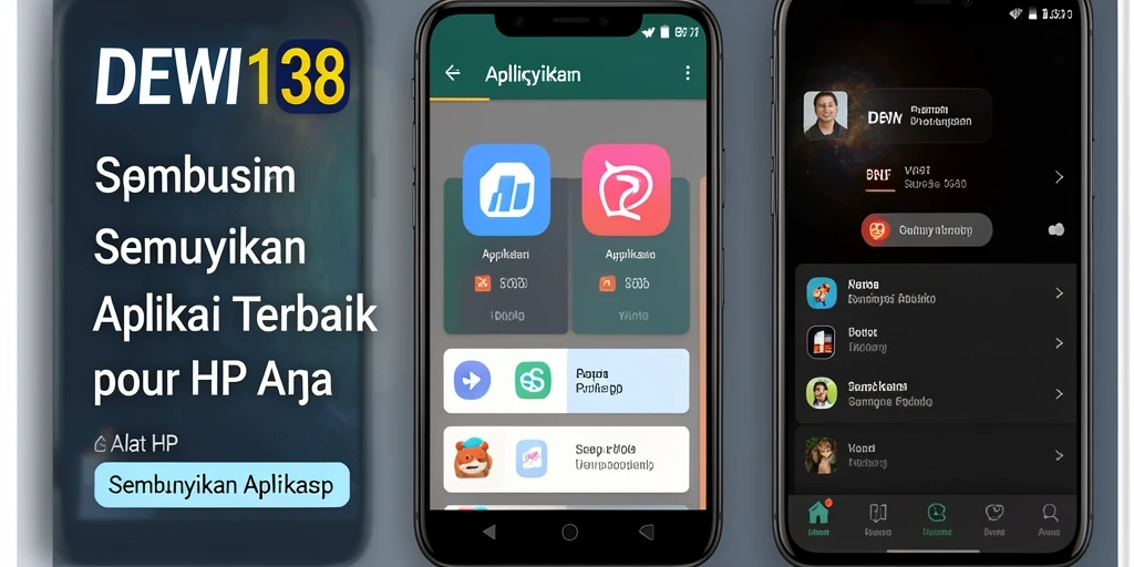 Antarmuka DEWI138 yang intuitif untuk menyembunyikan aplikasi.