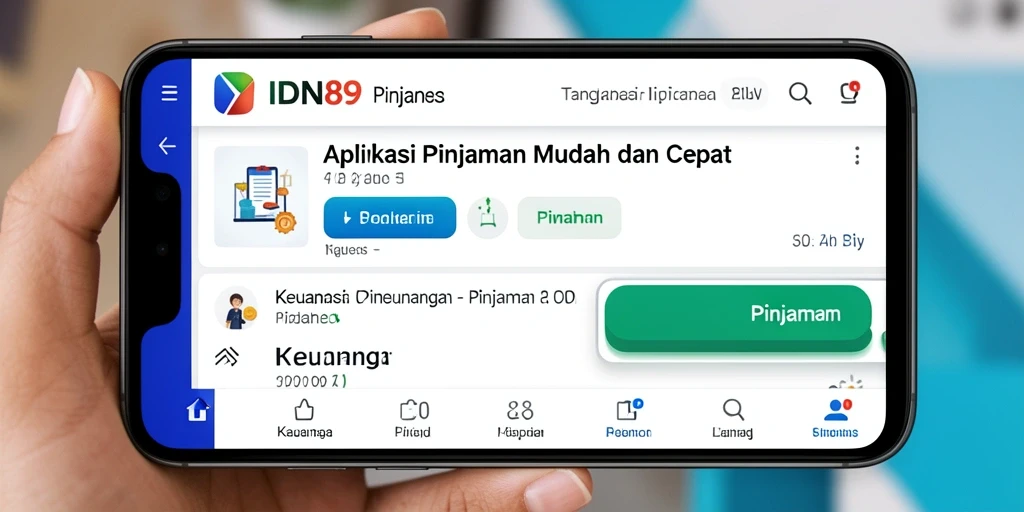 Tampilan antarmuka IDN89 yang intuitif dan mudah digunakan.