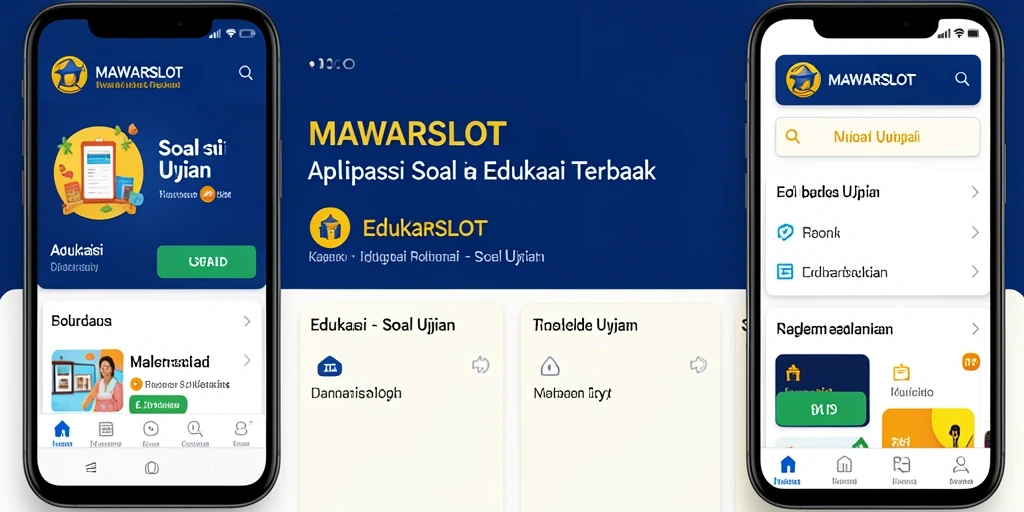 Tampilan antarmuka aplikasi MAWARSLOT yang interaktif dan mudah digunakan.