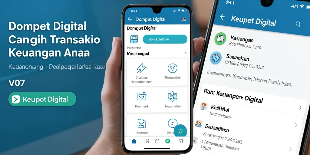 Antarmuka V07 yang modern dan ramah pengguna.